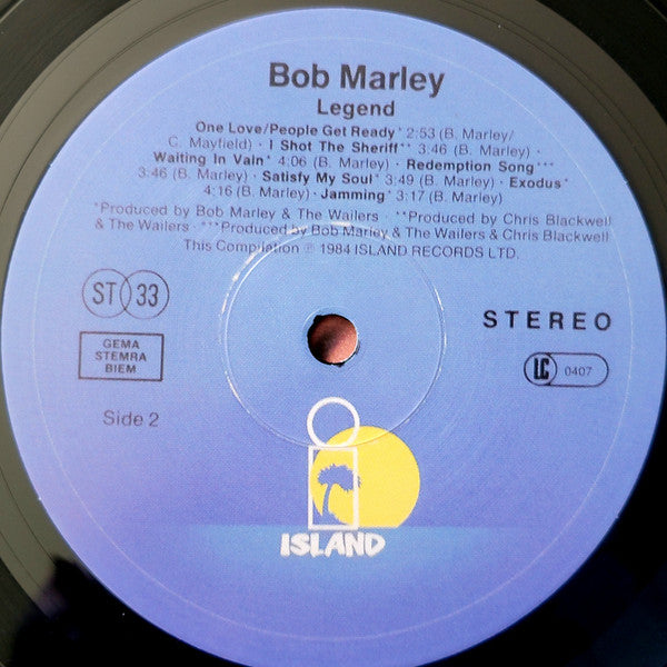 Bob Marley & The Wailers : Legend - The Best Of Bob Marley And The Wailers (LP, Comp, RE, 180)