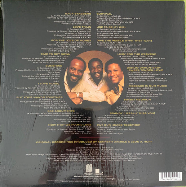 The O'Jays : The Best Of The O'Jays (2xLP, Comp)