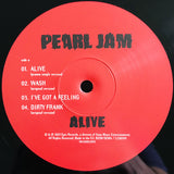 Pearl Jam : Alive (12", S/Sided, Etch)