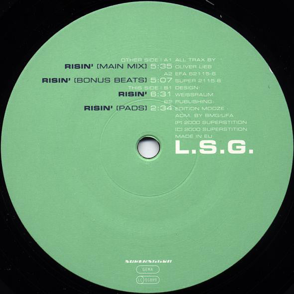 L.S.G. : Risin' (12")