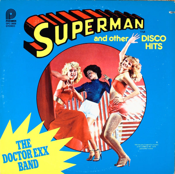 The Doctor Exx Band : Superman And Other Disco Hits (LP, Album)