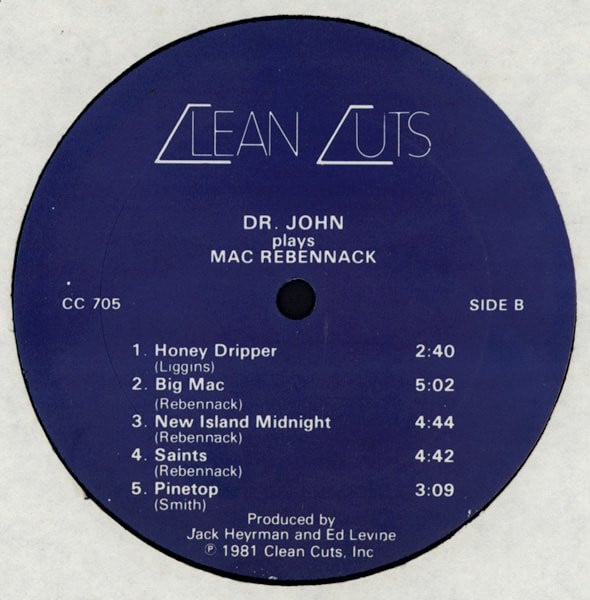 Dr. John : Dr. John Plays Mac Rebennack (LP)