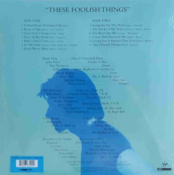 Bryan Ferry : These Foolish Things (LP, Album, RE, RM, 180)