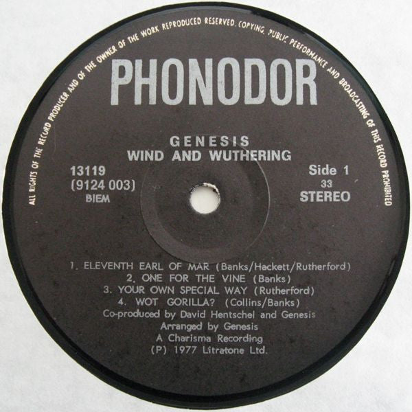 Genesis : Wind & Wuthering (LP, Album)