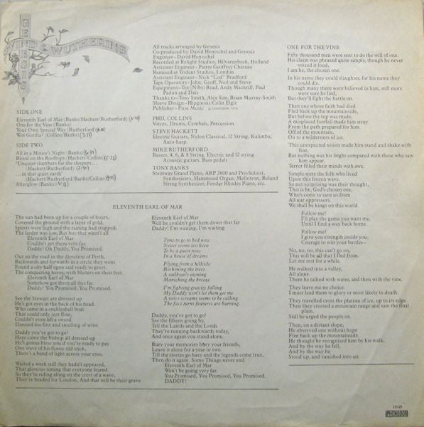 Genesis : Wind & Wuthering (LP, Album)