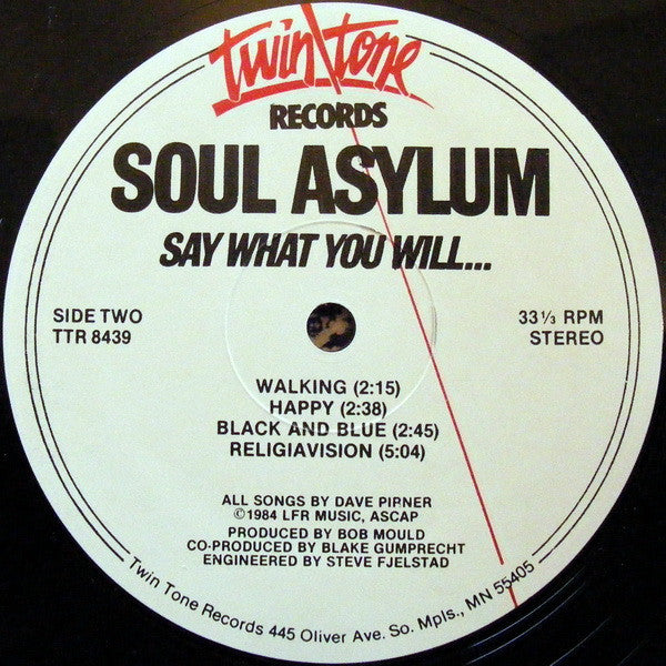 Soul Asylum (2) : Say What You Will... (LP, Album)