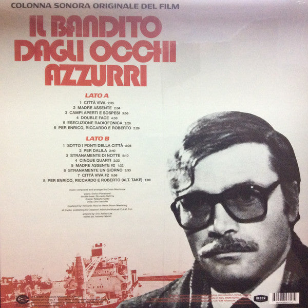 Ennio Morricone : (Colonna Sonora Originale Del Film) Il Bandito Dagli Occhi Azzurri (LP, Album, RE, RM)