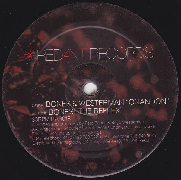 Bones & Westerman* : Onandon / The Reflex (12")