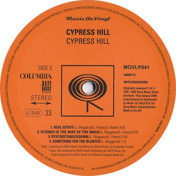 Cypress Hill : Cypress Hill (2xLP, Album, RE, 180)