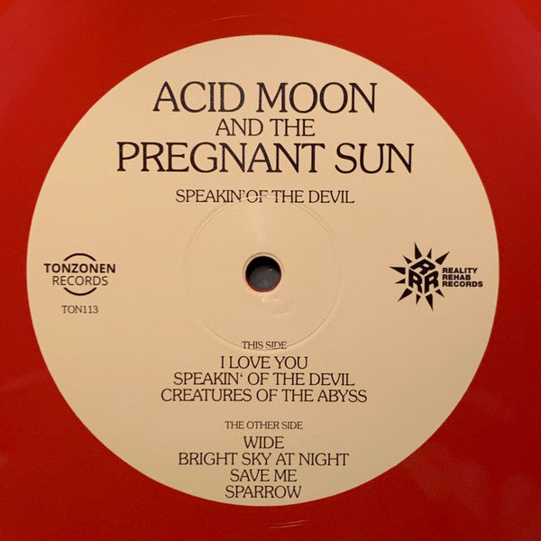 Acid Moon And The Pregnant Sun : Speakin' Of The Devil (LP, Album, Ltd, Red)