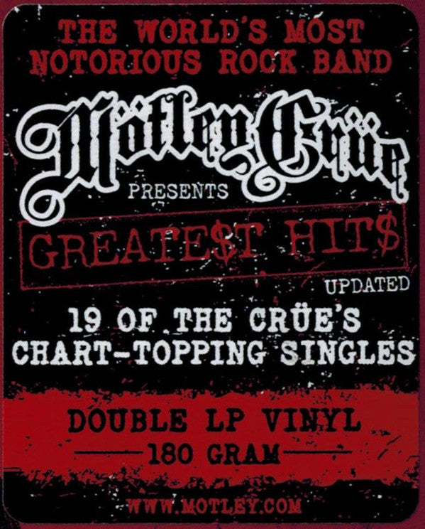 Buy Mötley Crüe Greatest Hits (2xLP, Comp) Online for a great price