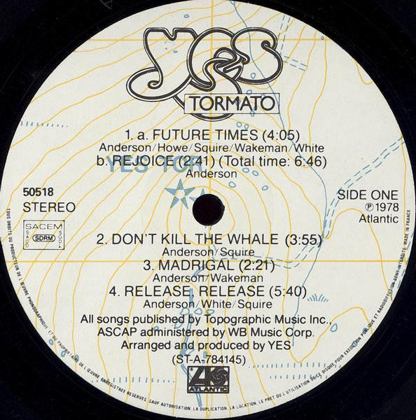 Yes : Tormato (LP, Album)