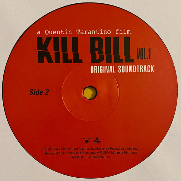 Various : Kill Bill Vol. 1 (Original Soundtrack) (LP, Album, Comp, RE)