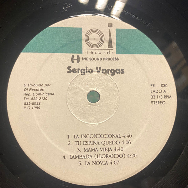 Sergio Vargas : Sergio Vargas (LP)