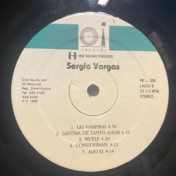 Sergio Vargas : Sergio Vargas (LP)