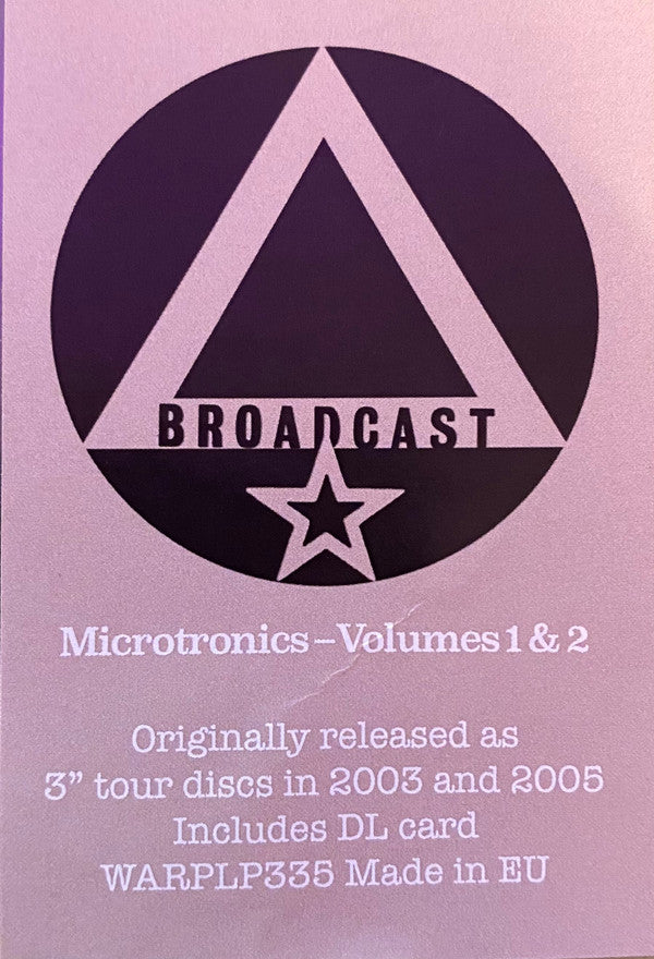 Broadcast : Microtronics - Volumes 1 & 2 (LP, Comp)