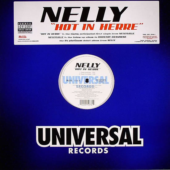 Nelly : Hot In Herre (12", Single)