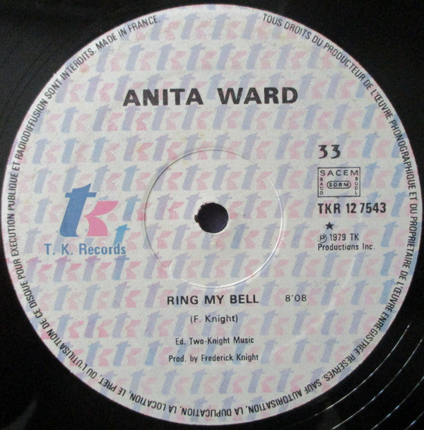 Anita Ward : Ring My Bell / If I Could Feel That Old Feeling Again (12", Maxi)