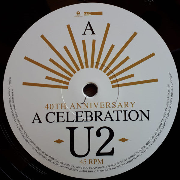 U2 : A Celebration (12", Single, Ltd, RE, 180)