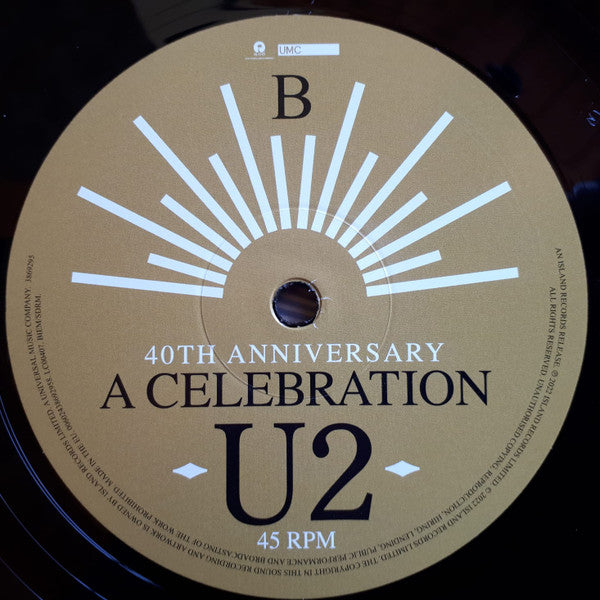 U2 : A Celebration (12", Single, Ltd, RE, 180)