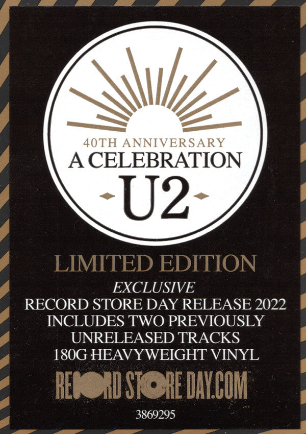 U2 : A Celebration (12", Single, Ltd, RE, 180)