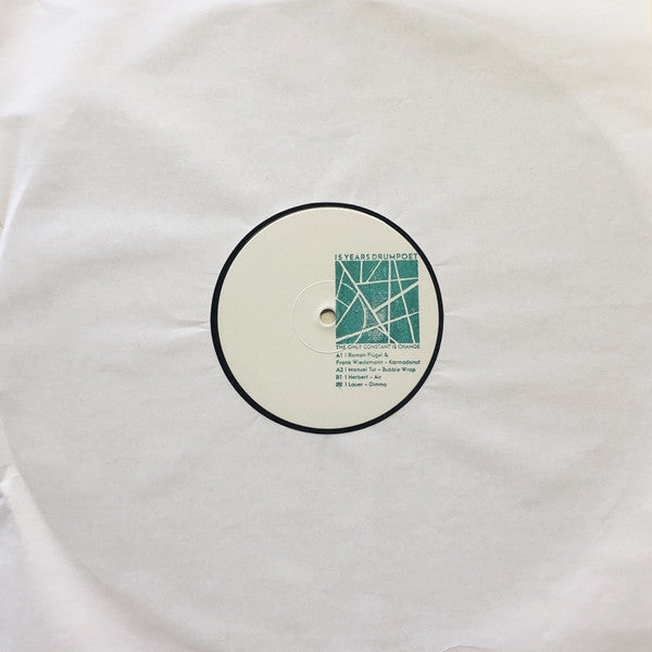 Various : 15 Years Drumpoet - The Only Constant Is Change (12", Ltd, W/Lbl, Sta)