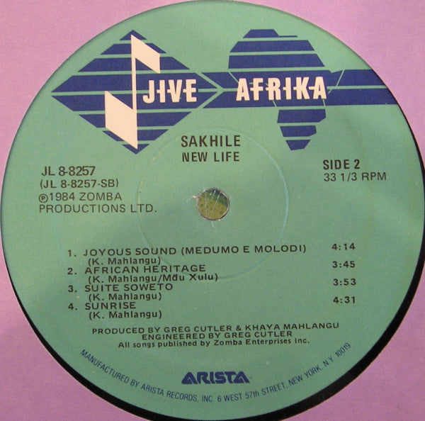 Sakhile : New Life (LP, Album)