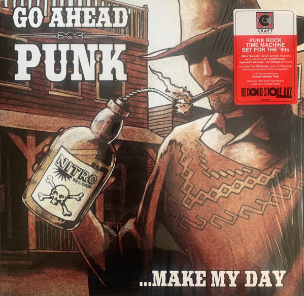 Various : Go Ahead Punk ... Make My Day (LP, Album, Comp, Ltd, RE, Ora)