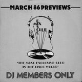 Various : March 86 - Previews (LP, Comp)