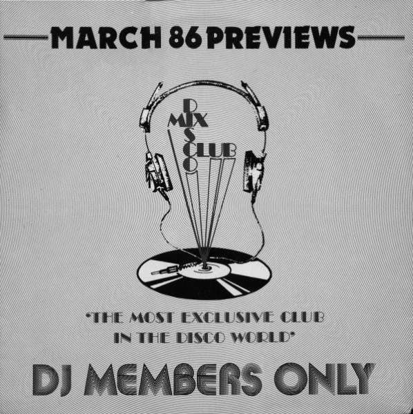 Various : March 86 - Previews (LP, Comp)