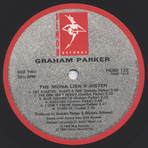 Graham Parker : The Mona Lisa's Sister (LP, Album)