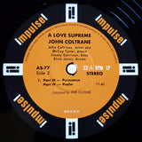 John Coltrane : A Love Supreme (LP, Album, RE, RM, Gat)