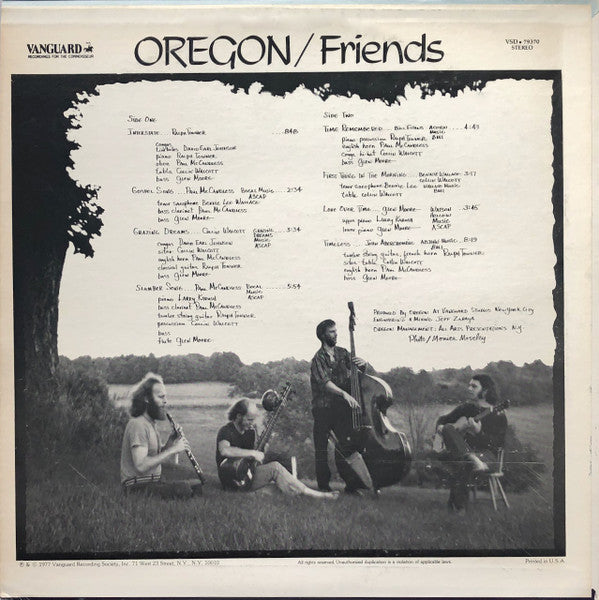 Oregon : Friends (LP, Album, Pit)
