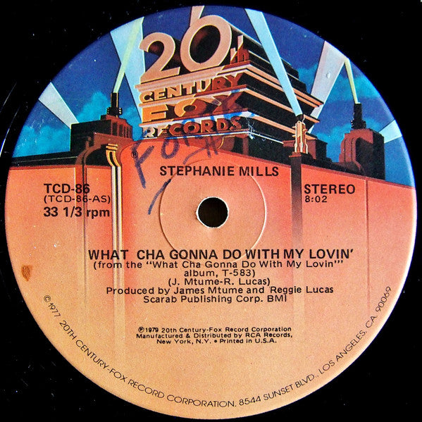 Stephanie Mills : What Cha Gonna Do With My Lovin' (12", Gol)