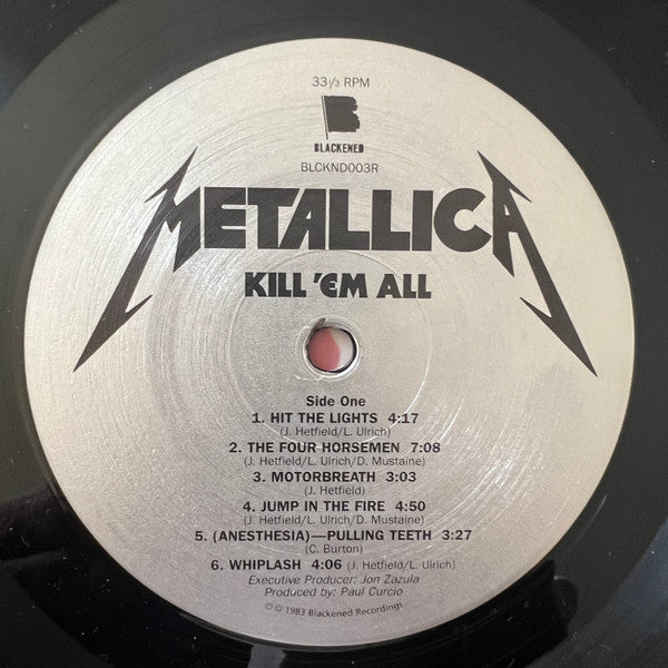 Metallica : Kill 'Em All (LP, Album, RE, RM)