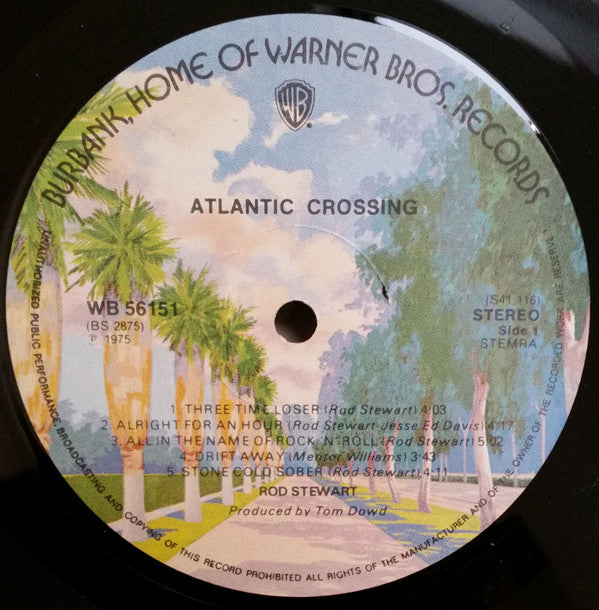 Rod Stewart : Atlantic Crossing (LP, Album, Gat)