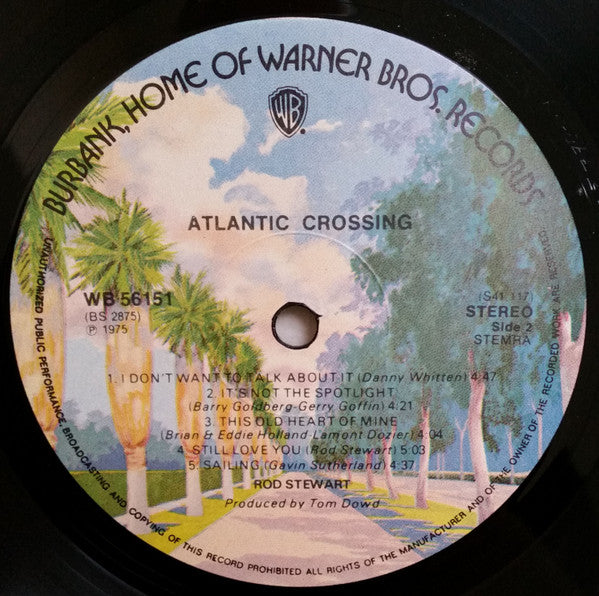 Rod Stewart : Atlantic Crossing (LP, Album, Gat)