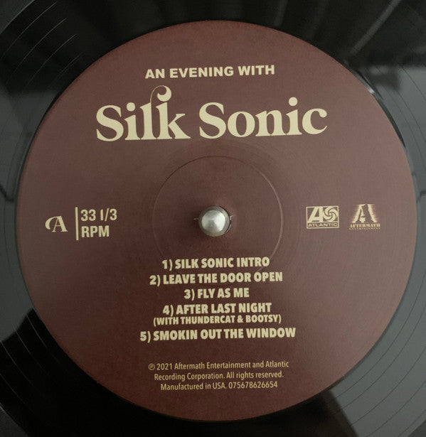 Silk Sonic : An Evening With Silk Sonic (LP, Album, RE)