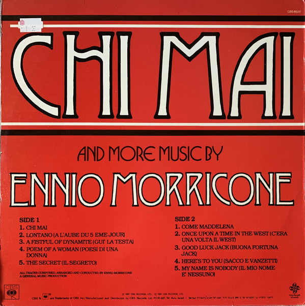 Ennio Morricone : Chi Mai And More Music (LP, Comp)