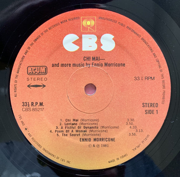 Ennio Morricone : Chi Mai And More Music (LP, Comp)