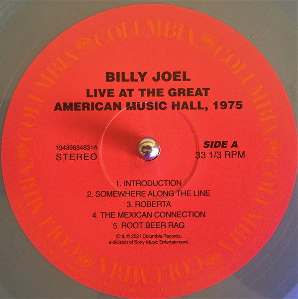 Billy Joel : Live At The Great American Music Hall, 1975 (2xLP, RSD, Ltd, Opa)