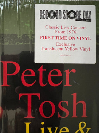 Peter Tosh : Live & Dangerous: Boston 1976 (2xLP, Album, RSD, RE, tra)