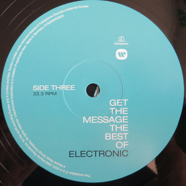 Electronic : Get The Message The Best Of Electronic (2xLP, Comp, RE)