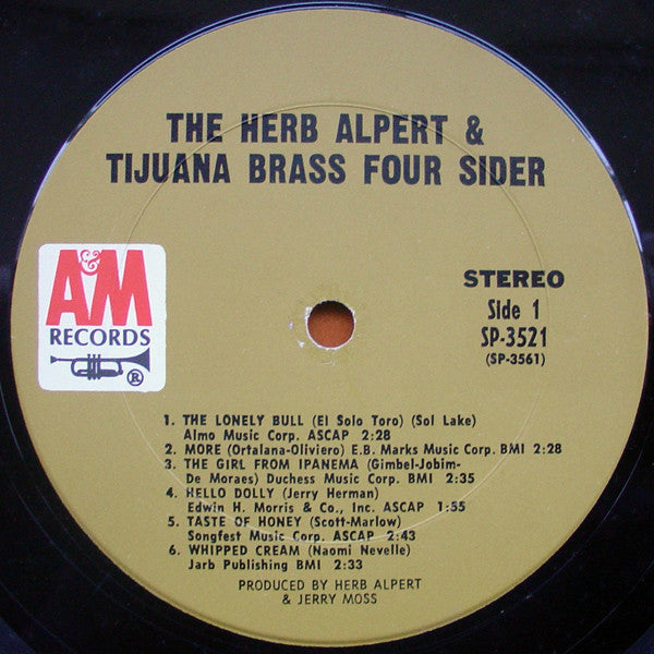 Herb Alpert & The Tijuana Brass : Foursider (2xLP, Comp)