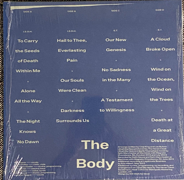 The Body (3) : I Shall Die Here / Earth Triumphant (2xLP, Album, Comp)
