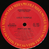 Lulu Temple : Don't Say No (12", Promo)