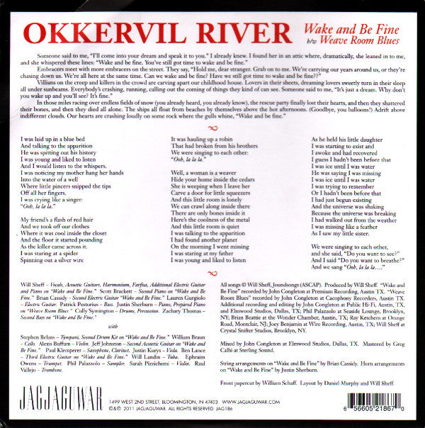 Okkervil River : Wake And Be Fine (7", Single)