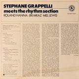 Stéphane Grappelli, Roland Hanna · George Mraz · Mel Lewis : Stephane Grappelli Meets The Rhythm Section (LP, Album)