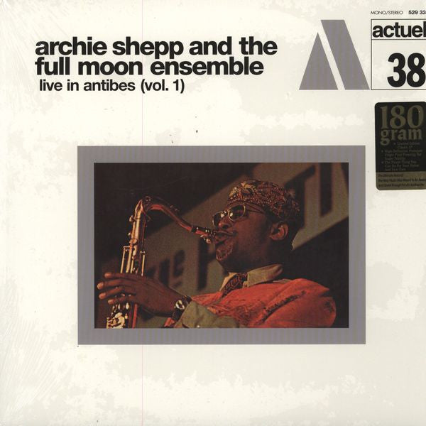 Archie Shepp And The Full Moon Ensemble : Live In Antibes (Vol. 1) (LP, Album, RE, 180)