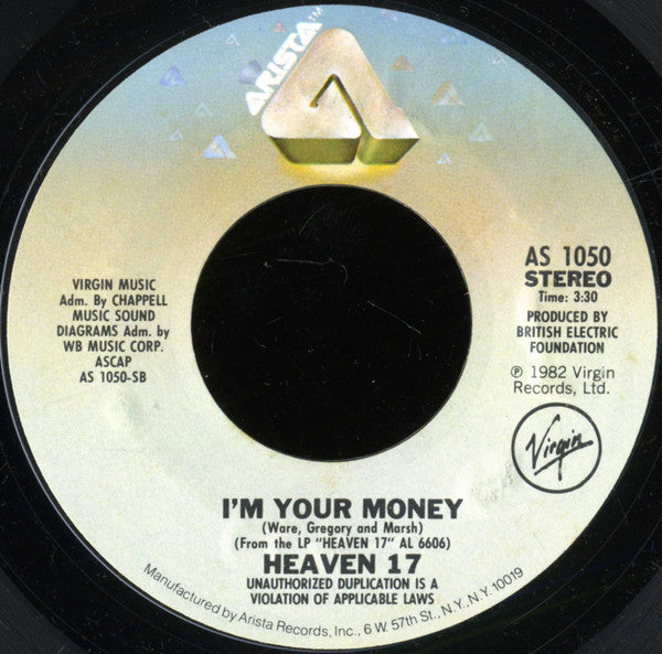 Heaven 17 : Let Me Go (7", Single)